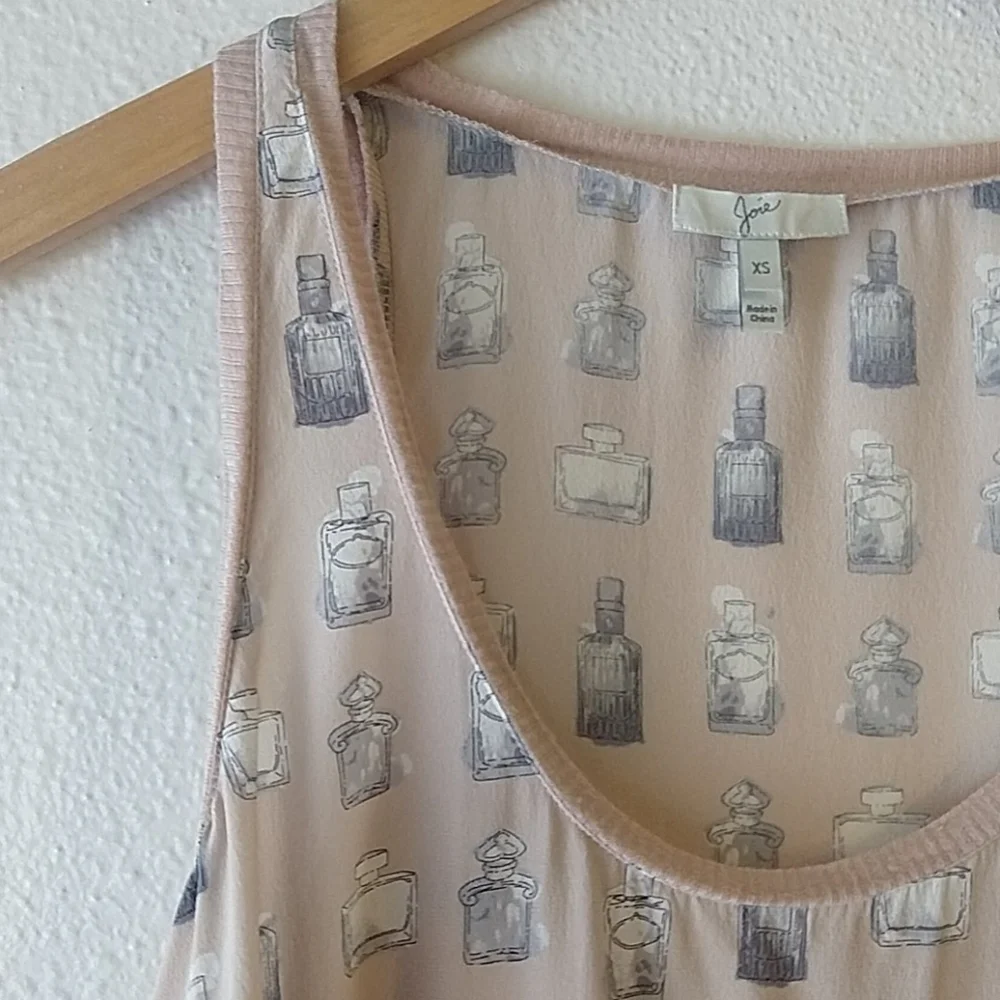 Joie Natural Rain 100% Silk Tank Top XS